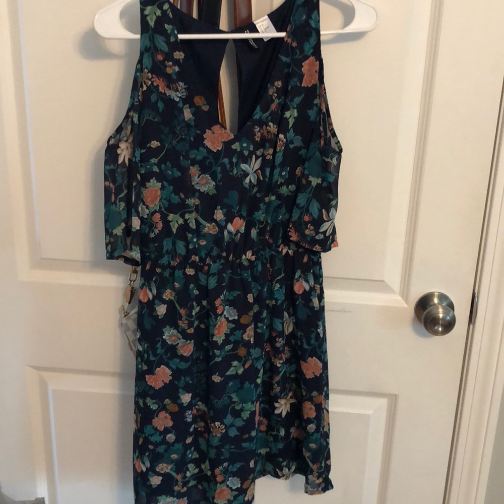 Floral open shoulder sundress